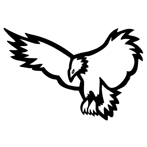 🦅 Emoji Domain black and white Symbola rendering